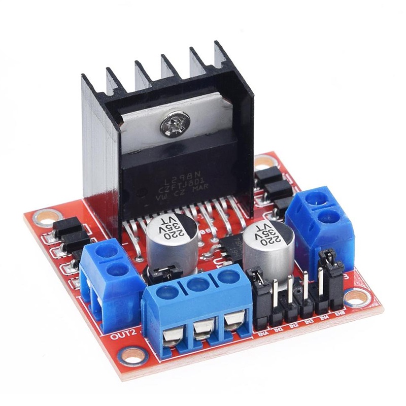 L298N motor drive board module DC stepper motor robot intelligent ...