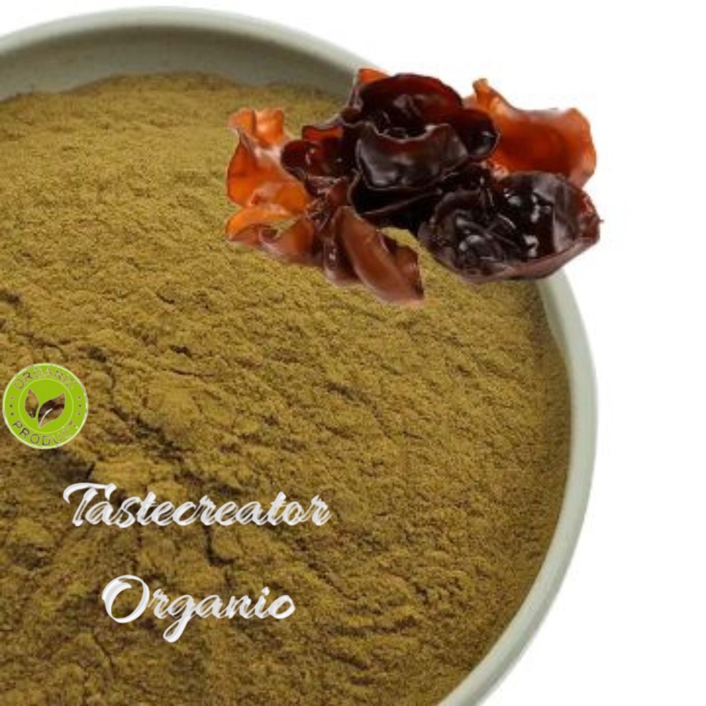 Black Fungus Powder 黑木耳粉 30g - 250g Cooked Black Fungus Mushroom Powder ...