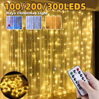 3.5M USB+Battery Remote control Christmas LED String Curtain Light