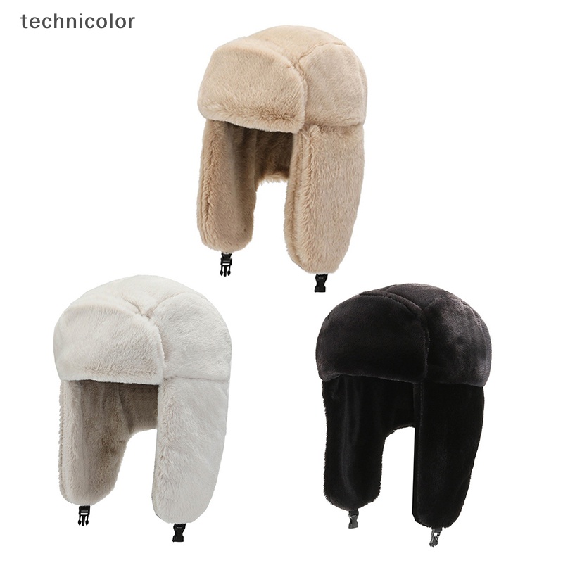 TCMY Outdoor er Hats Winter Men Warm Russian Ushanka Hat With Ear Flap ...