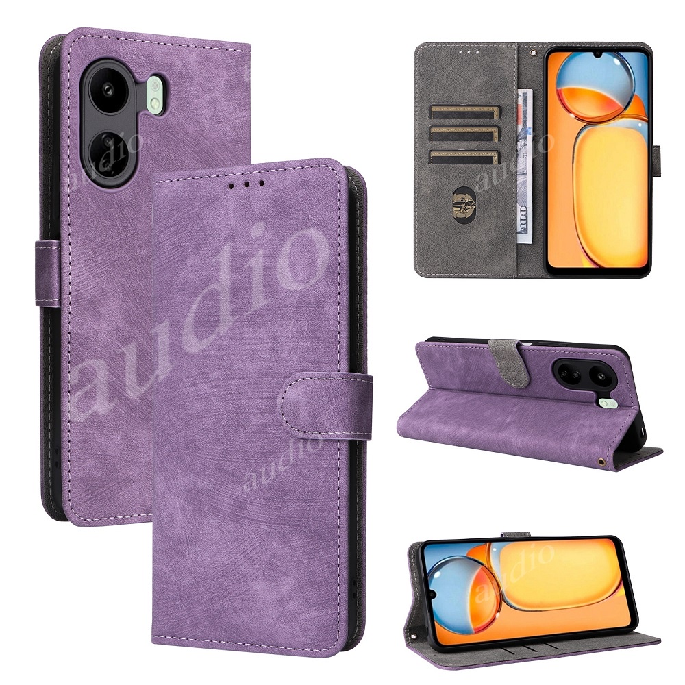 For Redmi 13C 4G 5G 2024 Flip Leather Phone Case For Redmi 13c 13 C C13