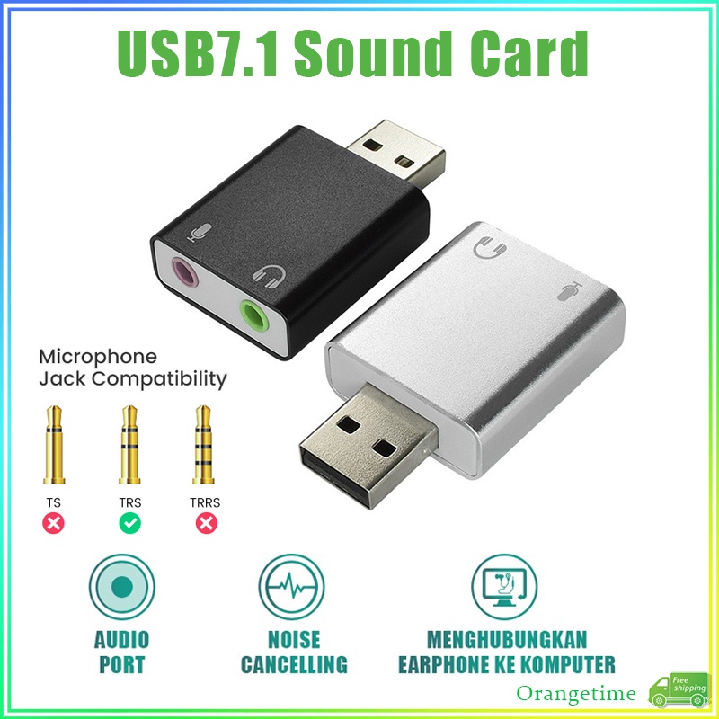 【Fast Delivery】Usb Sound Card 7.1Channel Computer External Sound Card ...