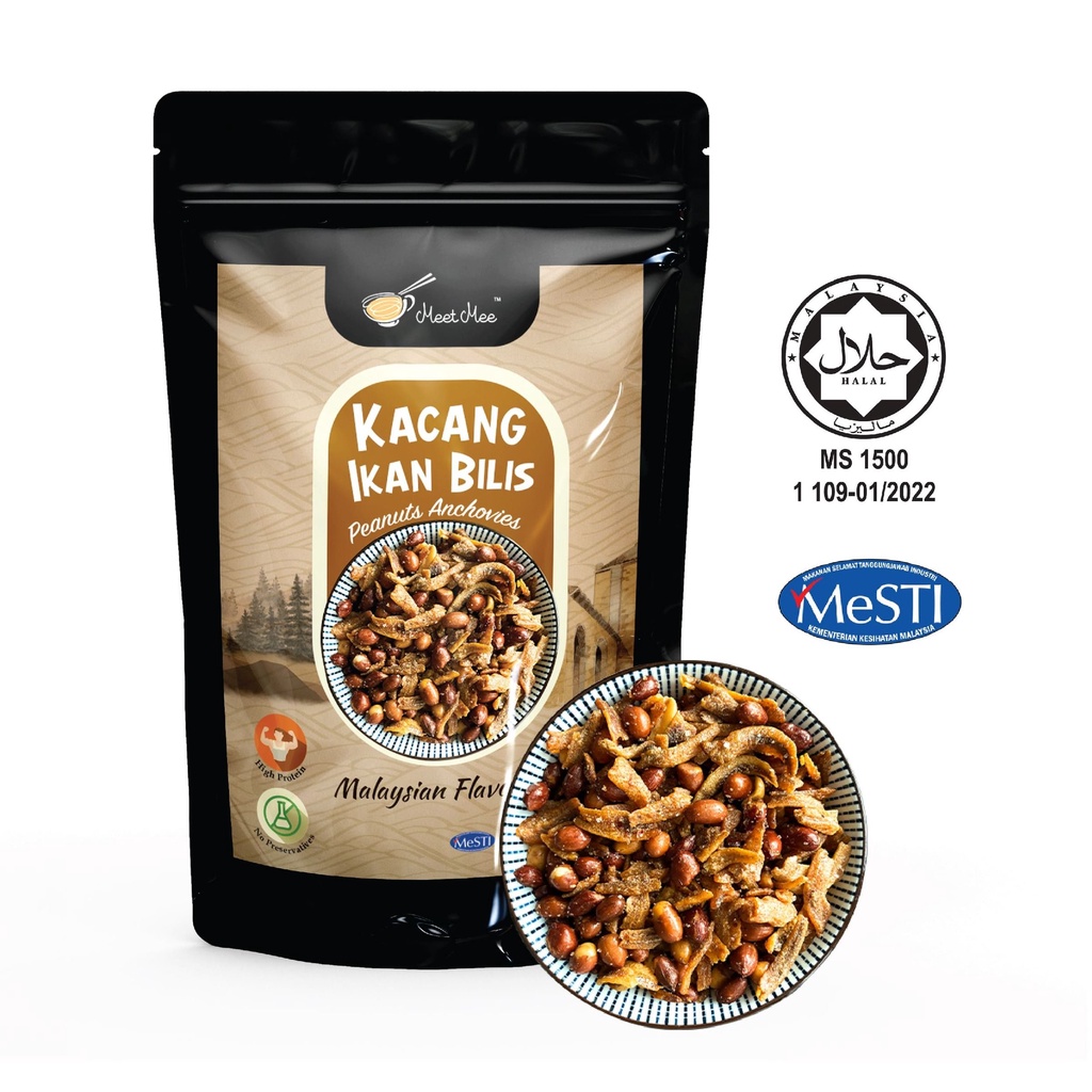 【HALAL】Peanut Anchovies Kacang Ikan Bilis Shopee Malaysia