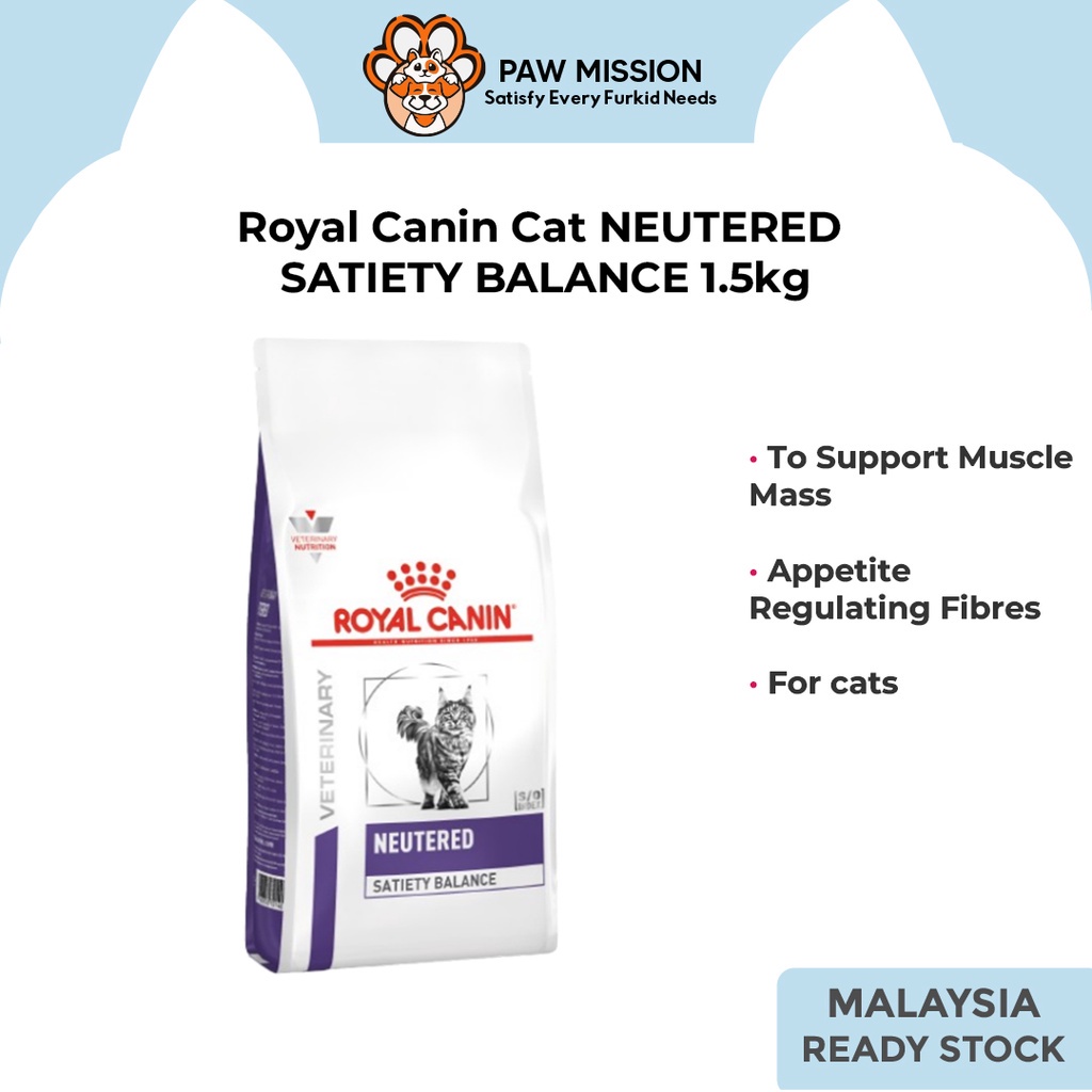 ROYAL CANIN CAT NEUTERED SATIETY BALANCE 1.5KG Dry Cat Food