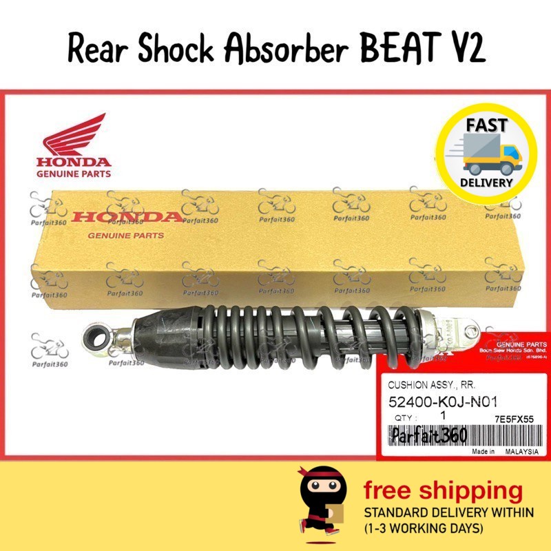 52400-K0J-N01 HONDA BEAT V2 Rear Shock Absorber Belakang 100% ORIGINAL ...