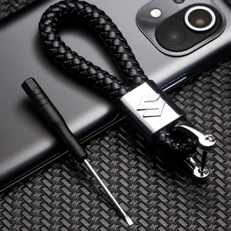 Suzuki Big Swift Jimny Vitara Baleno SX4 Aalto Car Key Chain Leather