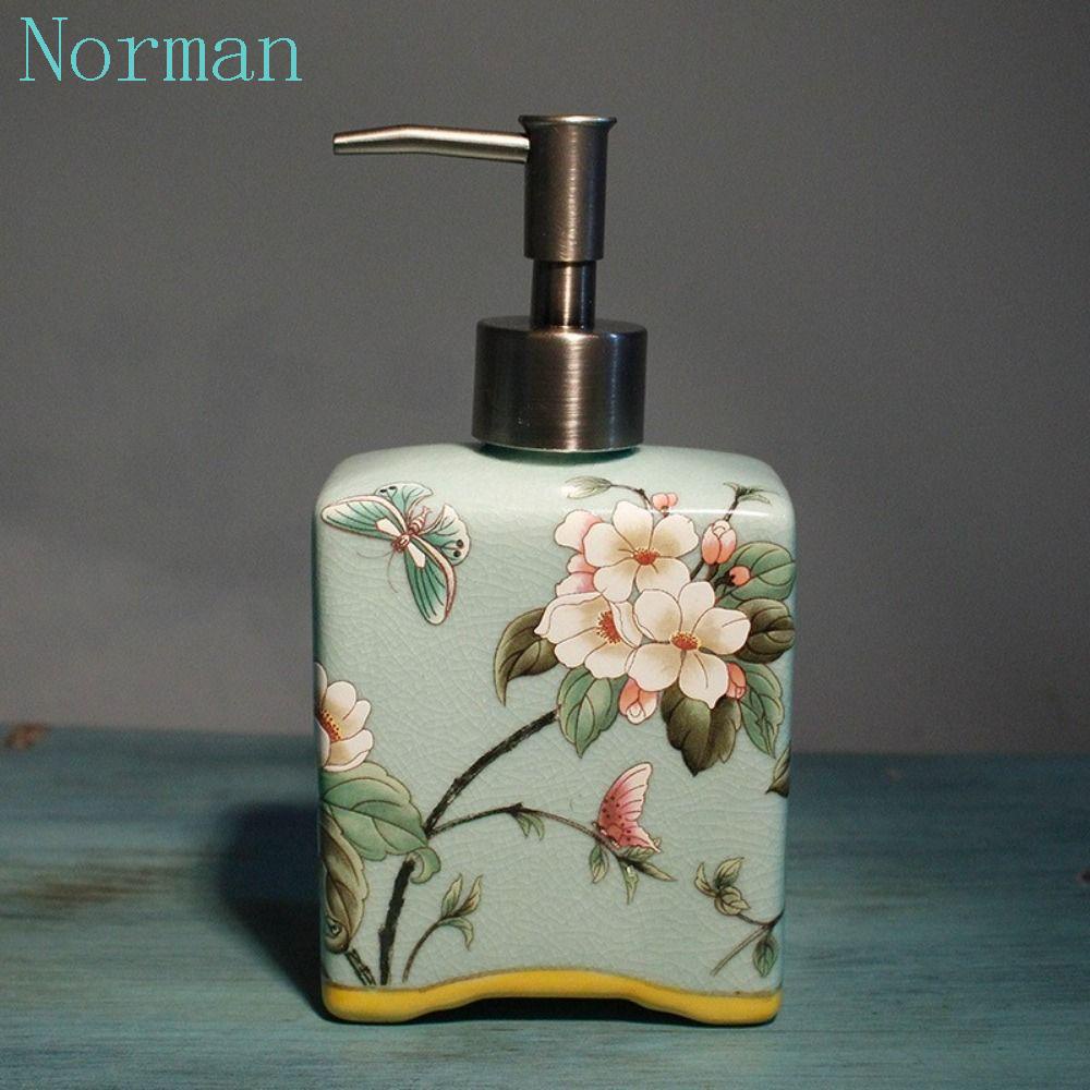 NORMAN Hand Soap Dispenser, Vintage Chinese Style Ceramic Soap Bottle ...