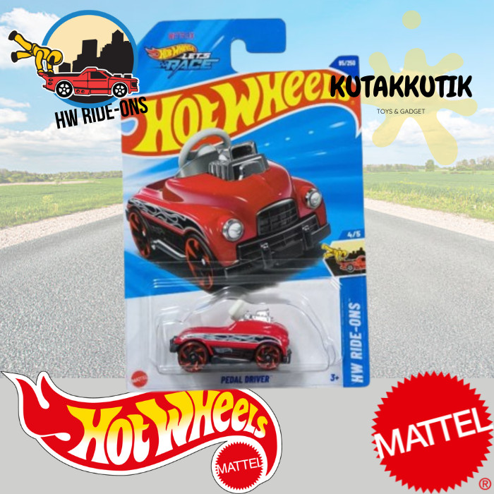 Hot Wheels Pedale Driver - Modèle 1:64 Edition Spéciale Netflix Let's Race & Treasure Hunt - Collection Mattel 2025 - Pour Enfants Et Collectionneurs - 3