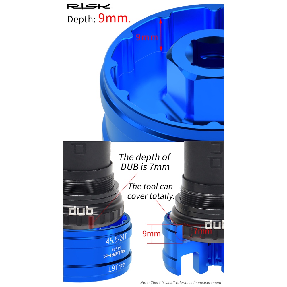 Bike Tools FLY_H Bike Bottom Bracket Tool BB Wrench Install Car