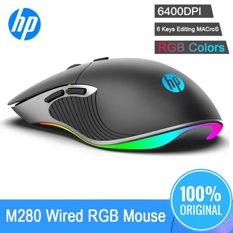 @SG>HP S1000 Wireless Mouse 1600dpi Ergonomic 2.4GHZ Mouse G260 LED