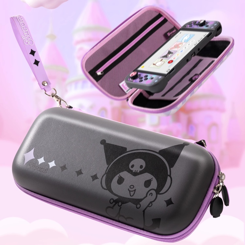 Geekshare Sanrio Kuromi Themed Large Capacity Carrying Case for