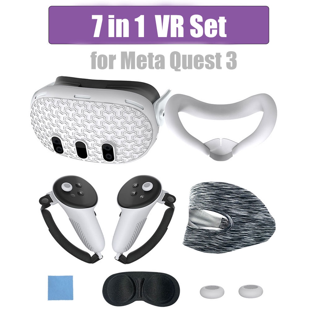 Silicone Protective Cover For Meta Quest 3 Replacement Anti-Leakage Nose Pad Mask Case VR Shell Cover Vr Accessories I.280924850 - View #9