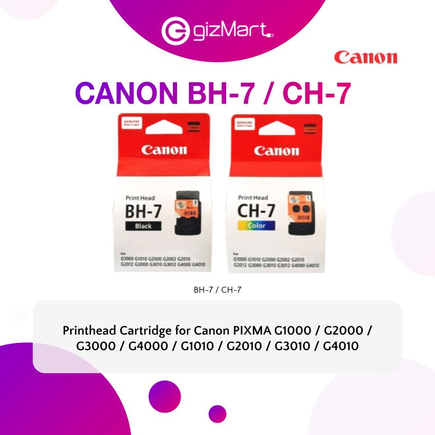 Canon Bh 7 Black Ch 7 Color Printhead Cartridge For G1000 G2000 G3000 G4000 G1010 G2010 G3010