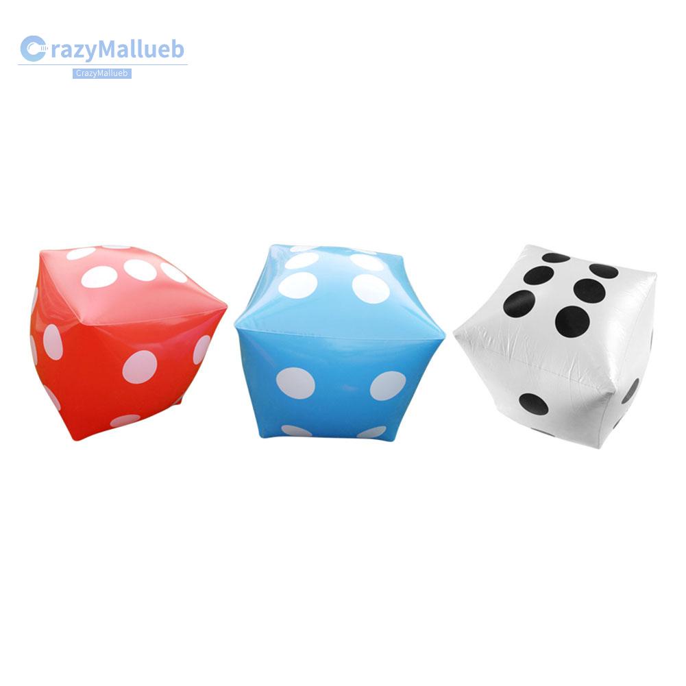 {COD}35cm Inflatable Balloon Dice Blow-Up Cube Big Dice Toy Party ...