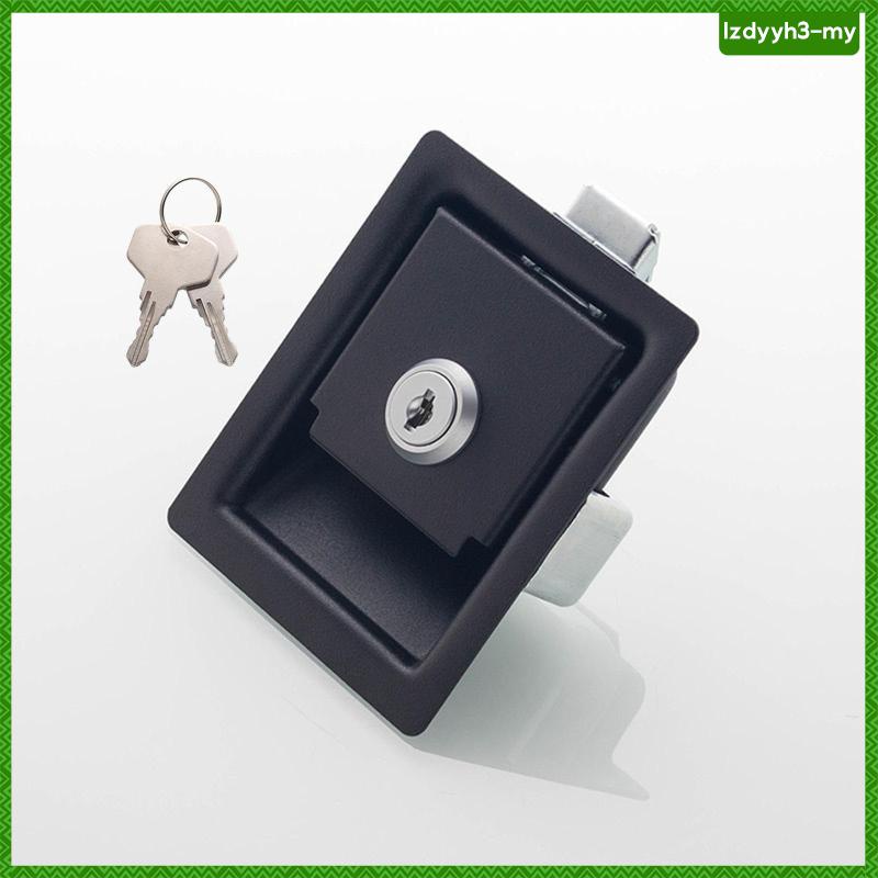 [LzdyyhedMY] Tool Box Lock Stainless Steel Panel Lock with 2 Keys for