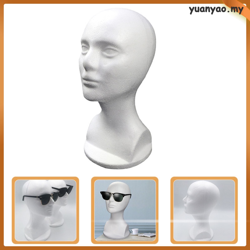 Mannequin Head Hat Stand Show Rack Sunglasses Coat Display yuanyao
