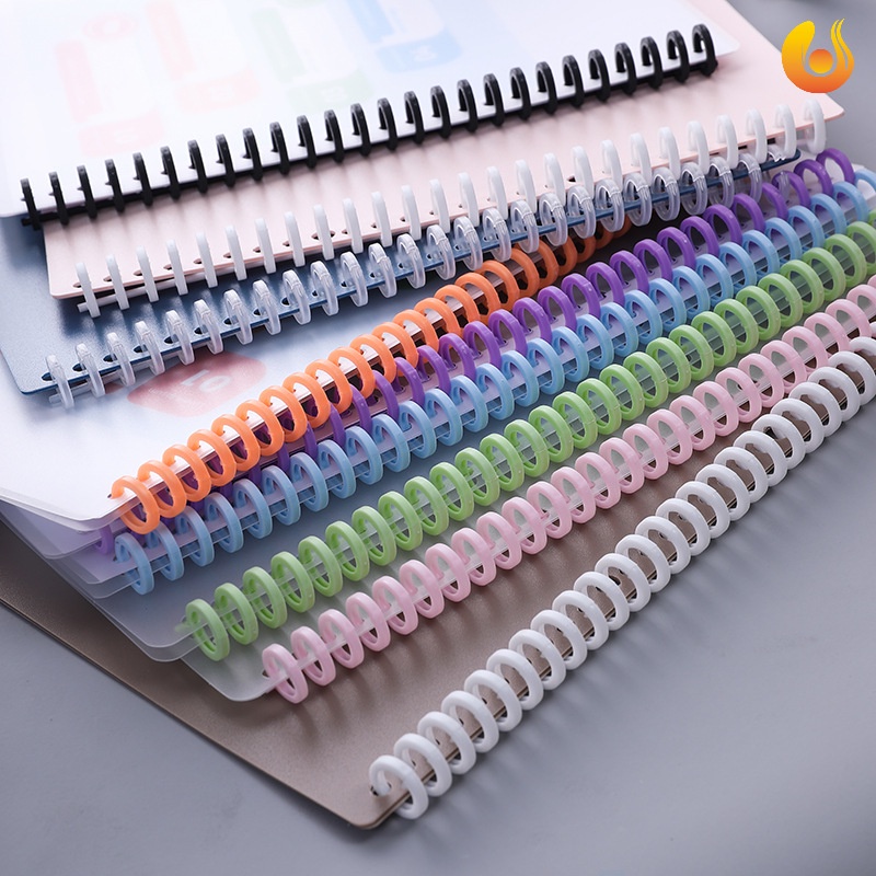 Plastic Detachable Notebook Circular Hole Binder Strip/ Colorful ...