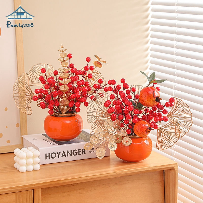 2025 Spring Festival Hanging Pendant Simple Simulated Potted Plants