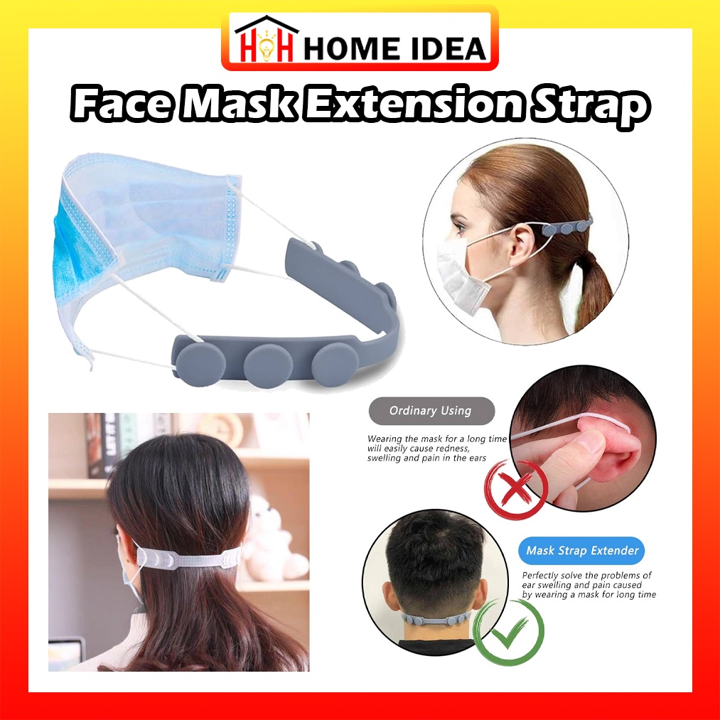 Face Mask Extension Strap Ear Hook Clip Painless Mask Ear Protector ...