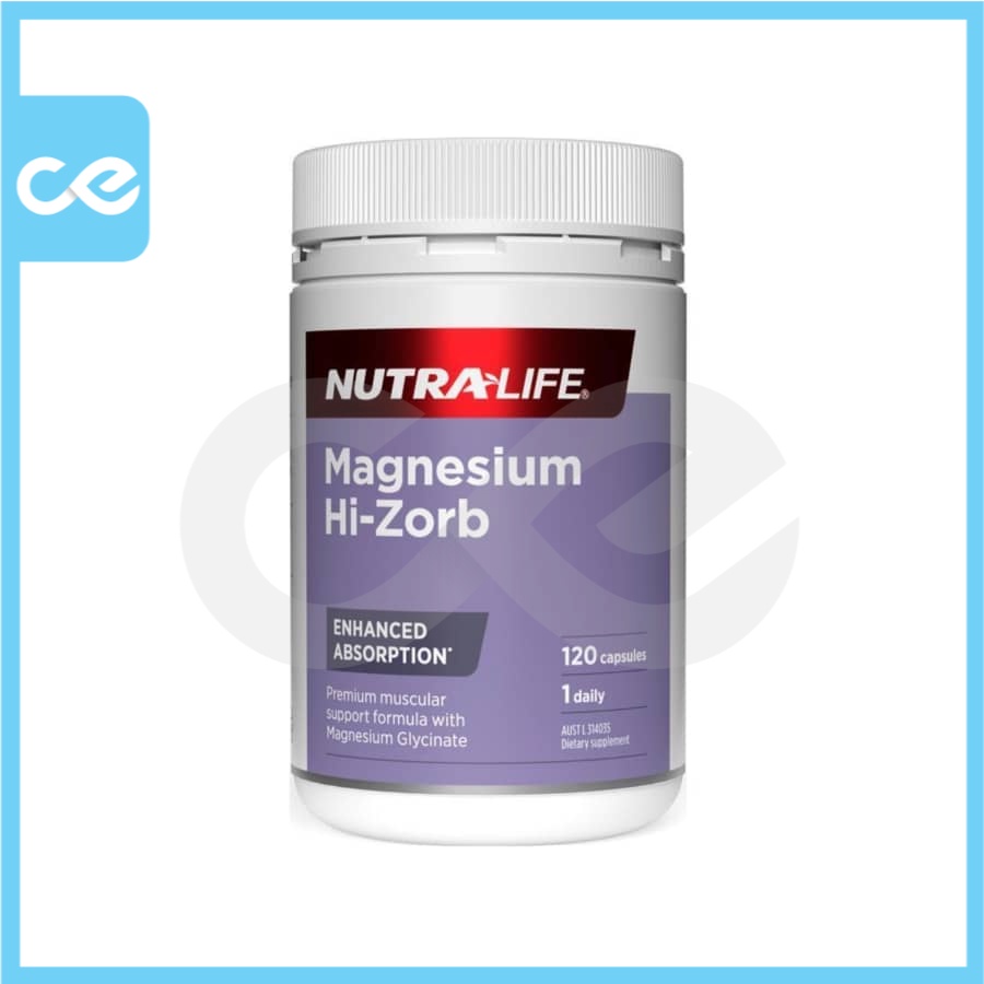 NutraLife Magnesium HiZorb 120 Capsules Shopee Malaysia