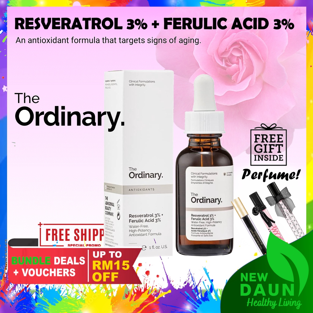 [NEW ARRIVAL][READY STOCK] The Ordinary Resveratrol 3 + Ferulic Acid 3
