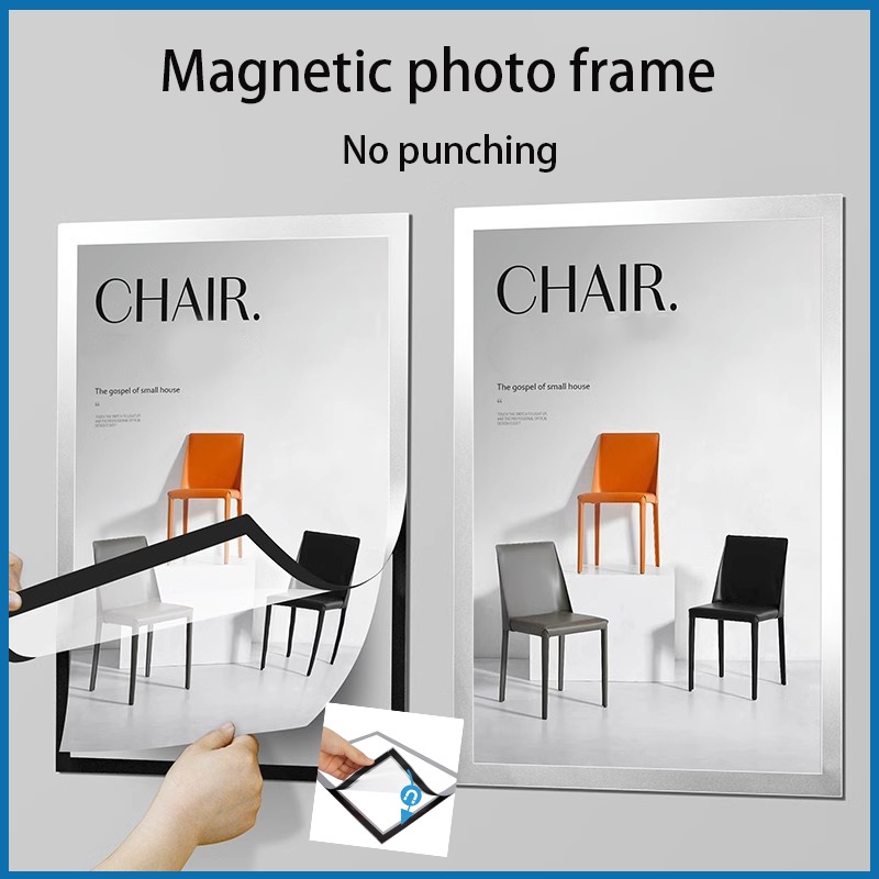 Magnetic Photo Frame Identification Rack Self-adhesive Photo Display ...