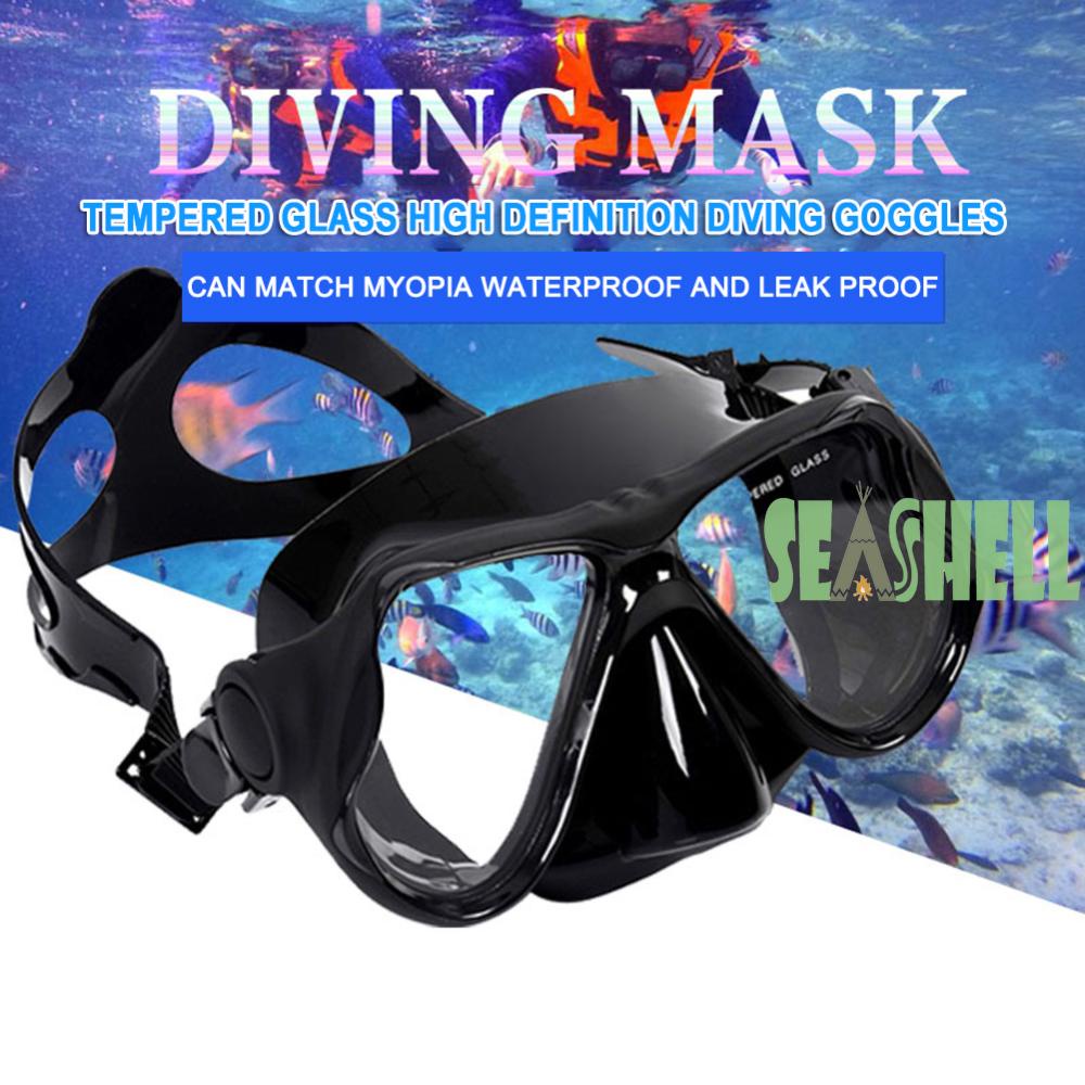 [Seashell02.my] Underwater Snorkeling Swimming Mask Unisex Scuba Diving