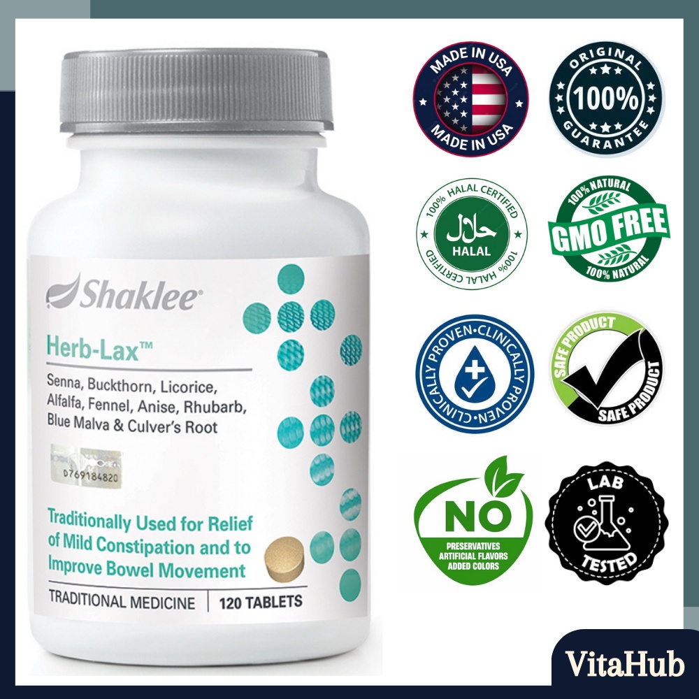 [ExpNov2025] Shaklee HerbLax Herblax 120 tablets Premium Weight Loss