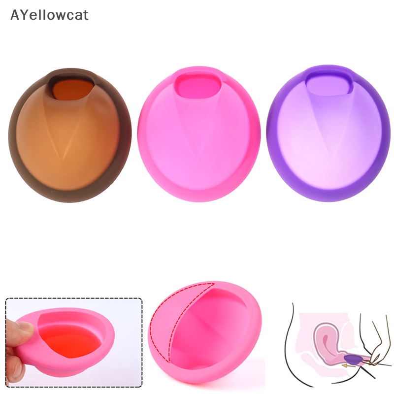 AY 1PC Reusable Silicone Menstrual Disc Soft Menstrual Cup Tampon