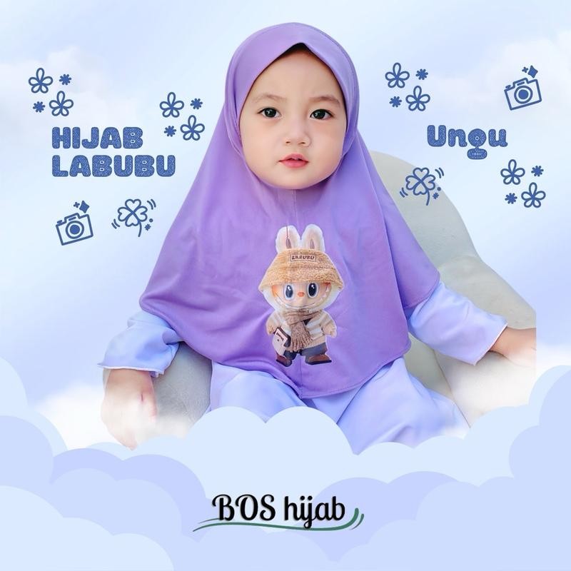 Labubu Maurin Baby & Kindergarten Hijab Muslim Instant Children's ...