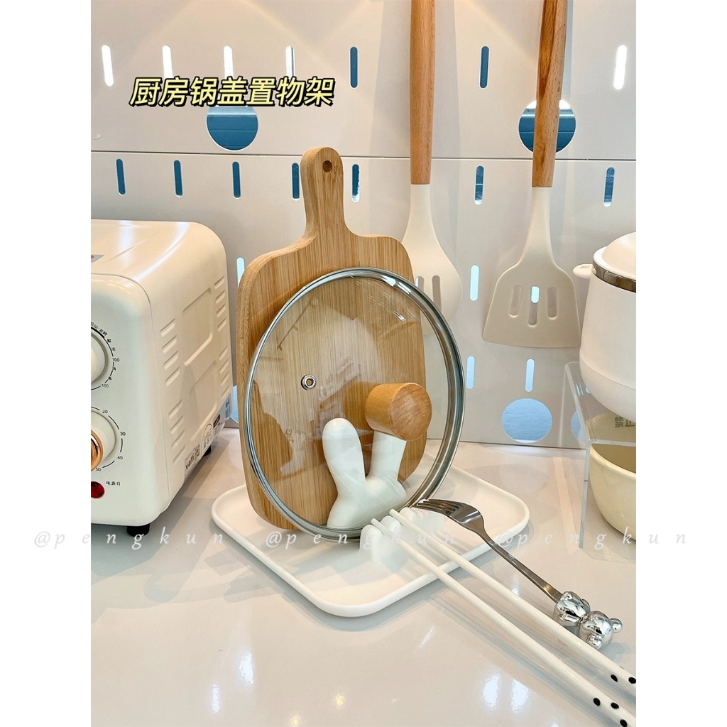 Kitchen Pot Lid Rack Countertop Placer Drain Household Cutting Board ...
