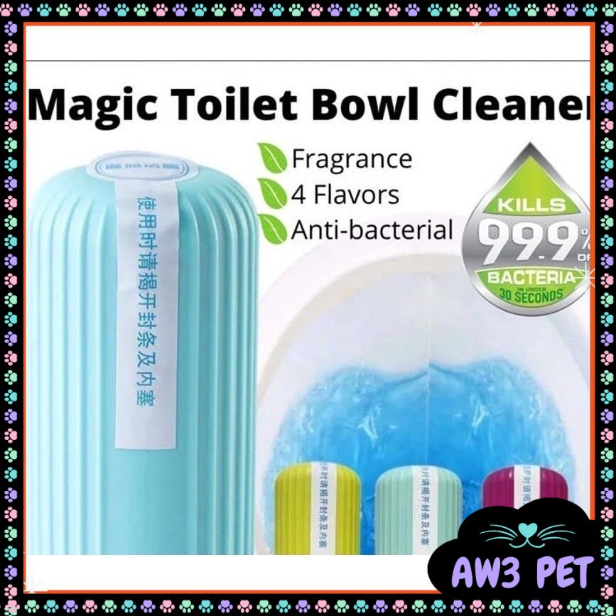 Toilet Flushing clean bowl Deodorant Blue Bubble Sterilization and ...