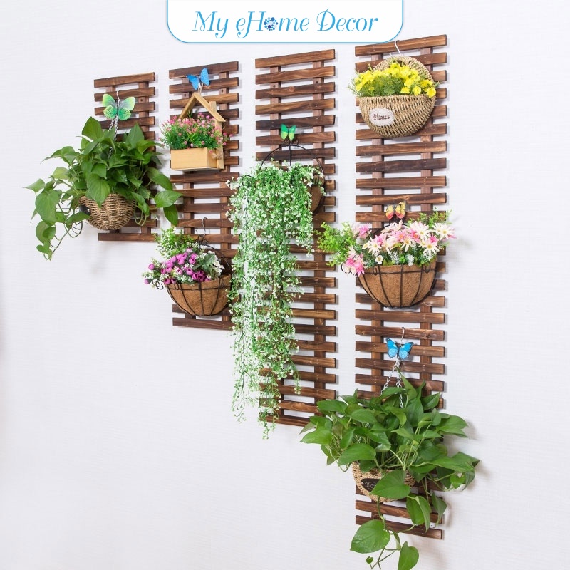 Weatherproof wall hanging plant rack flower pot hanger Balcony wall ...