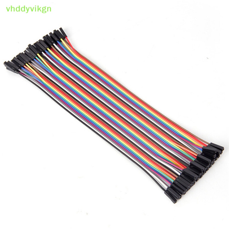 VHDD 10cm 2.54mm Female To Female Dupont Wire Jumper Cable For Arduino