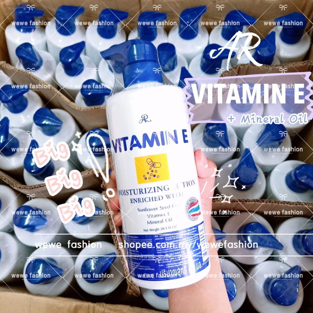 Ready Stock!!!AR Vitamin E Moisturizing Lotion Enriched With Sunflower