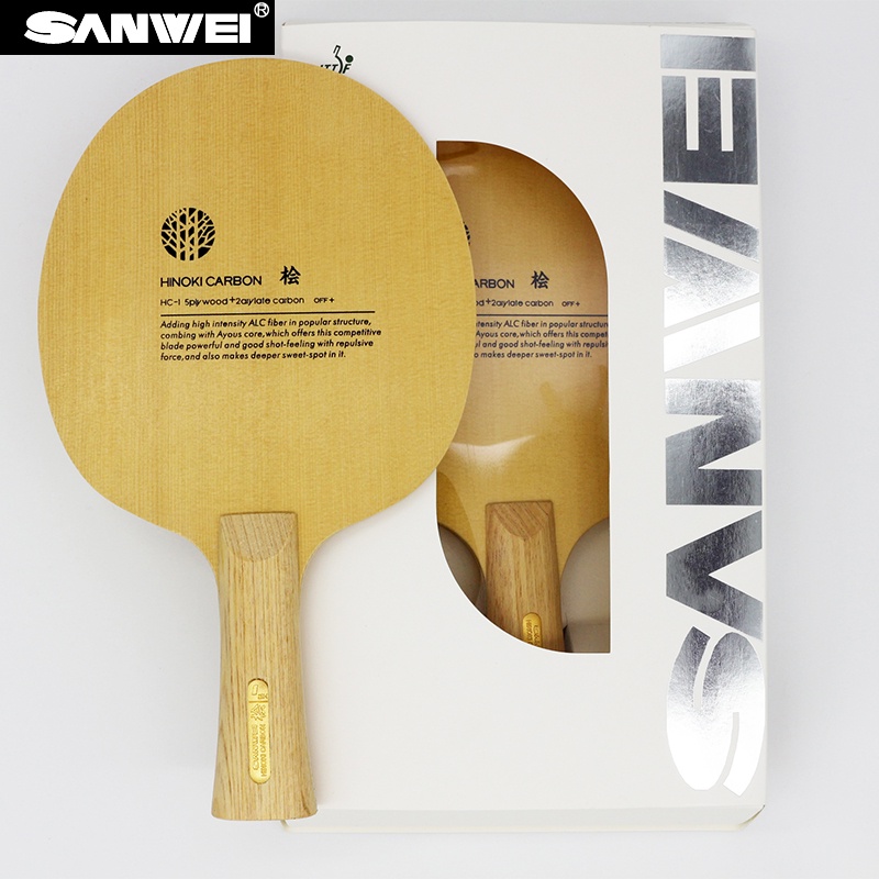 Original Sanwei Hc S Hinoki Alc Carbon Table Tennis Blade Ping Pong