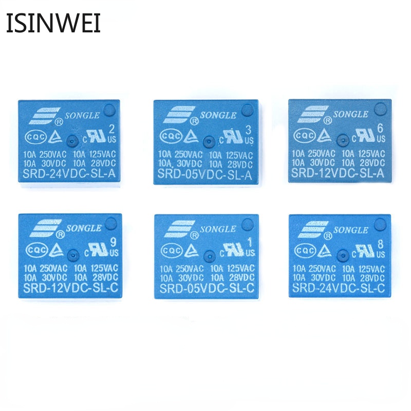 SRD-05VDC-SL-C SRD-12VDC-SL-A SRD-24VDC-SL-C 5V 12V 24V Power Relay PCB ...
