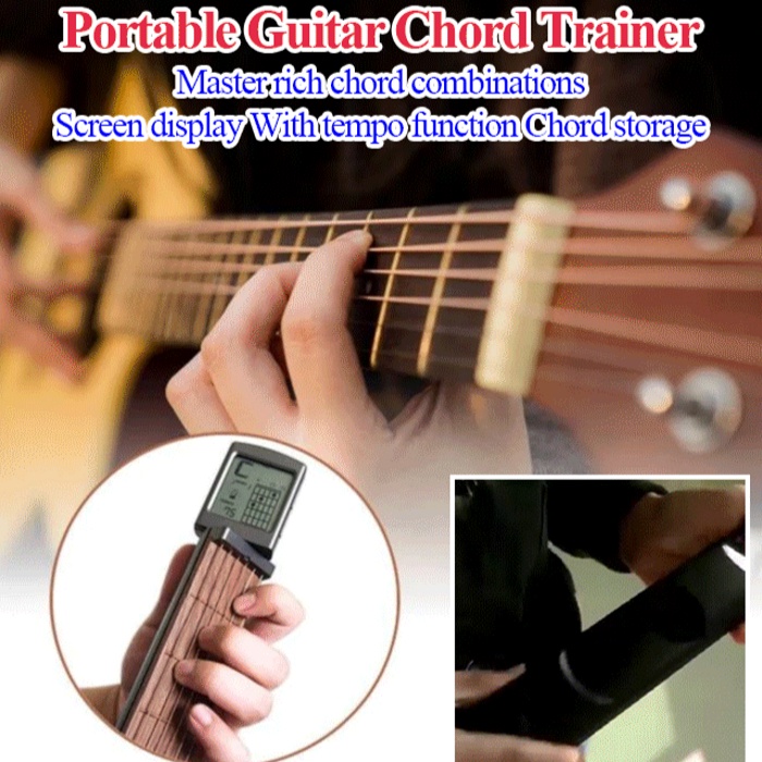 Pocket Beginner Electric Guitar Chord Exerciser Fingerstyle Guitar