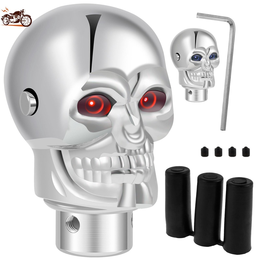 Skull Shifter Knob Metal Skull Gear Shift Head Fashion Skeleton Shape