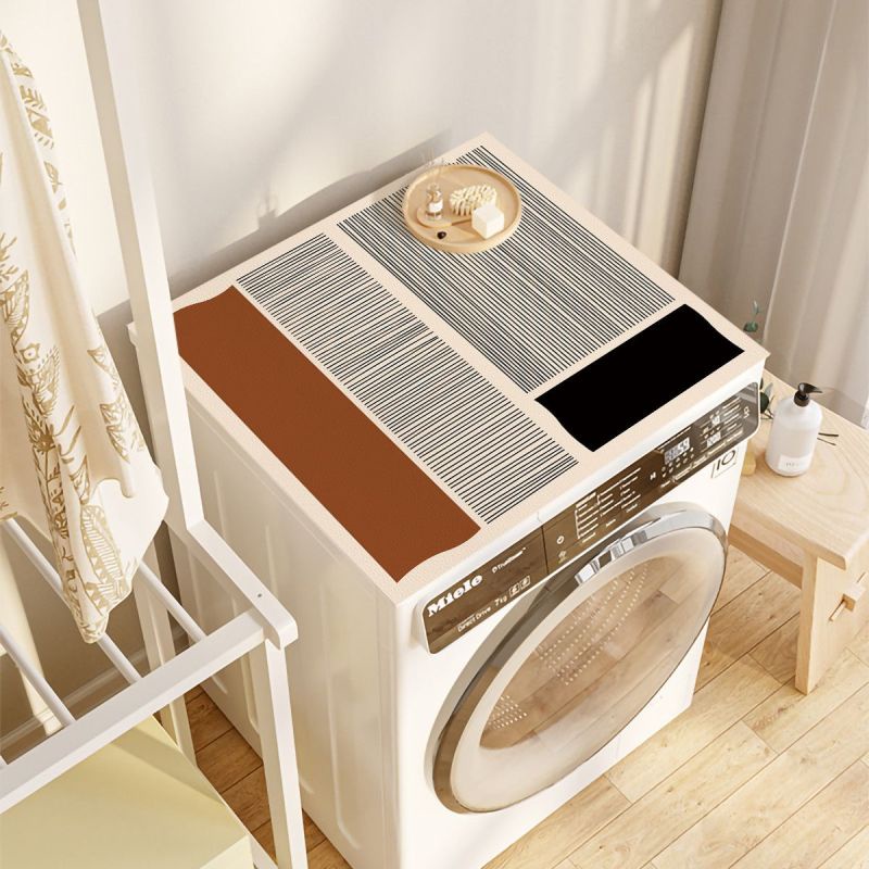 Ins Nordic Style Diatom Mud Mat Washing Machine Leather Mat Waterproof