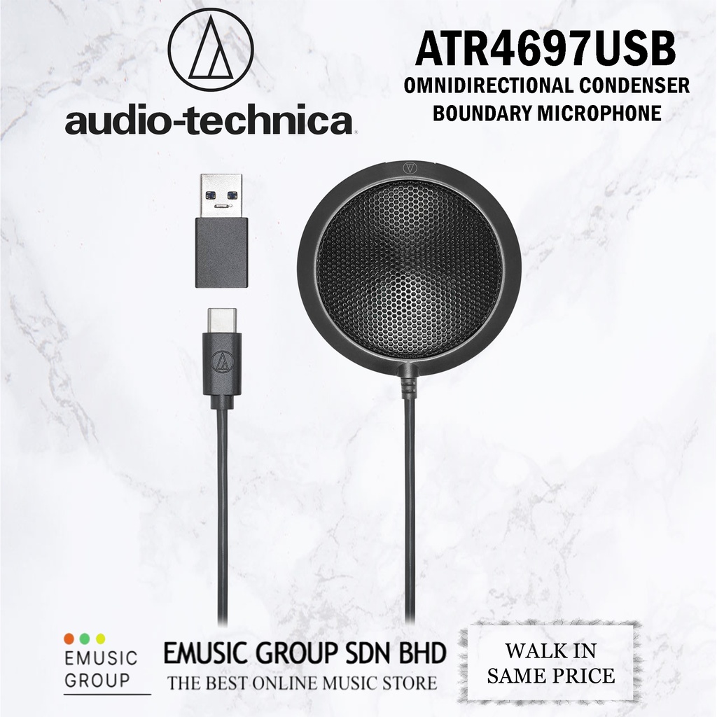 Audio Technica ATR4697USB Omnidirectional Condenser Boundary