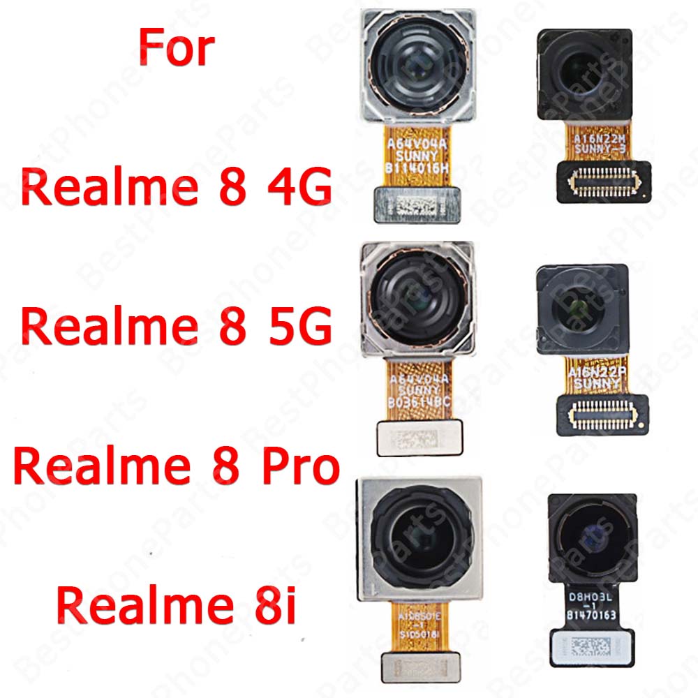 Front Selfie Back View Big Camera For Realme 8 Pro 8i 8Pro 5G Facing ...