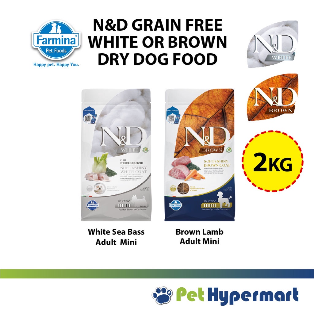 Farmina N&D Hundefutter – Wildschwein & Apfel, Getreidefrei, 2,5 Kg