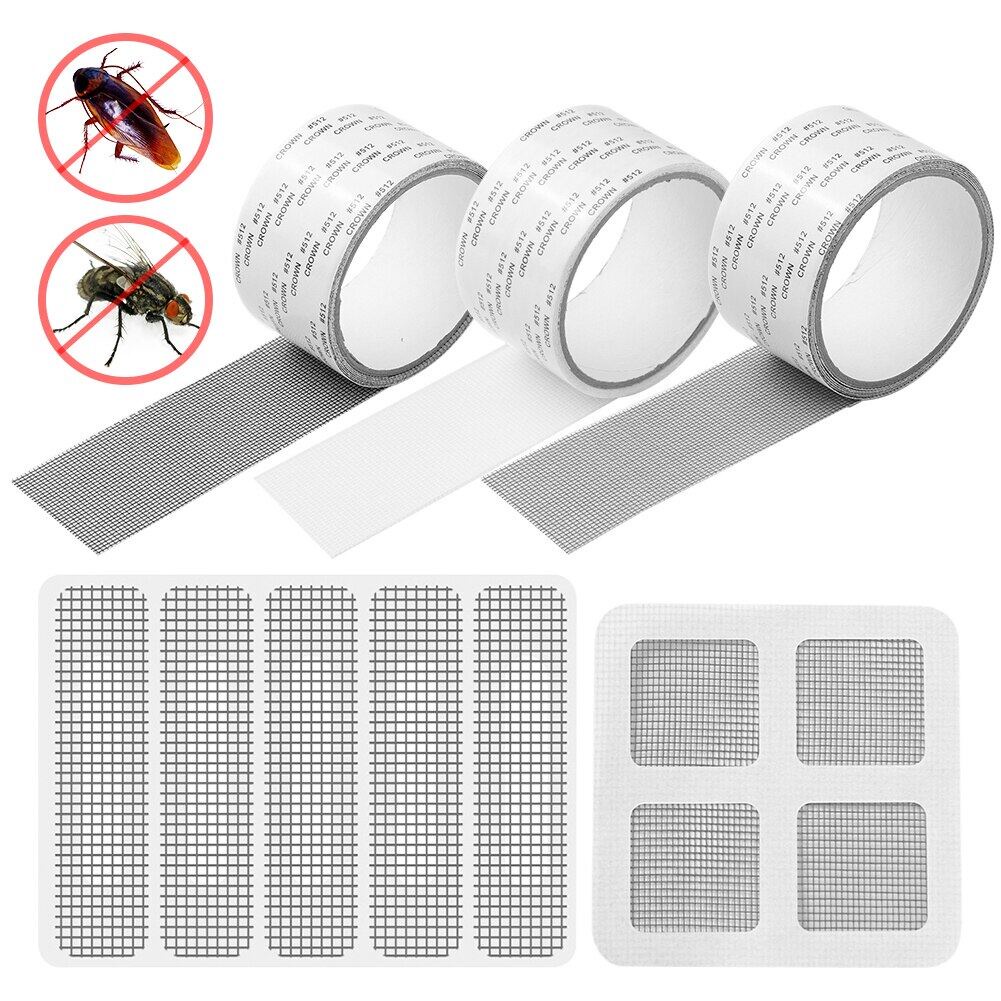 thumbnail image 2 of Magic Mesh 21-Piece Screen Mesh Repair Tape - Self-Adhesive Window & Door Screen Patch Kit Screen Door Patch 2 of 13