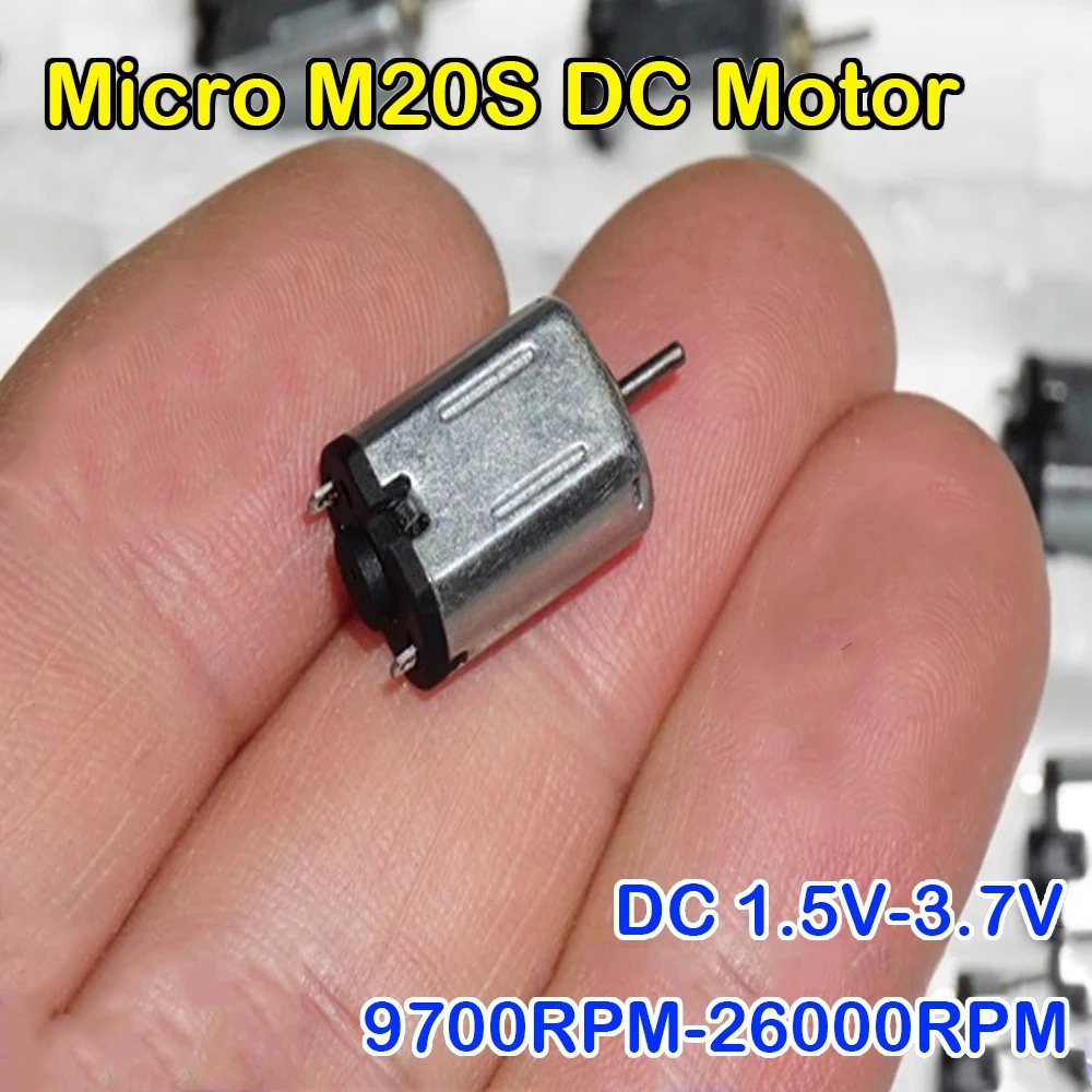 M20S Precision Motor DC 1.5V-3.7V 26600RPM High Speed 10mm High Speed ...