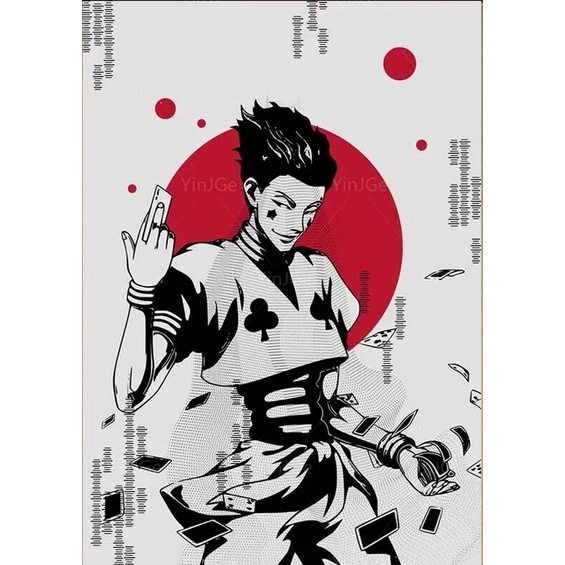 Hunterxhunter Hisoka Art Film Print Silk Poster Home Wall Decor ...