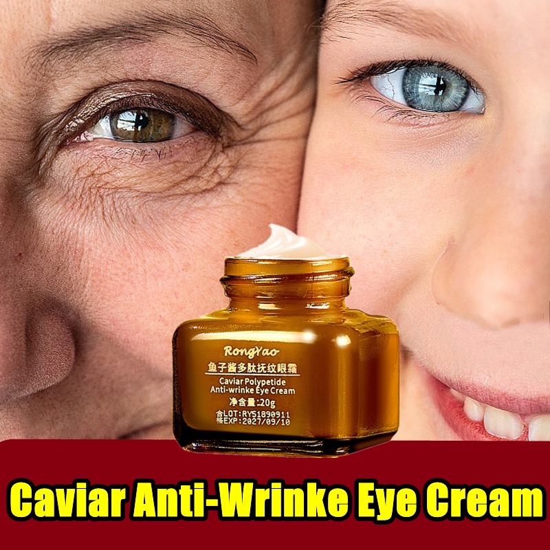 Rongyao Caviar Polypetide Anti-wrinke Eye Cream 20g Diminish dark ...