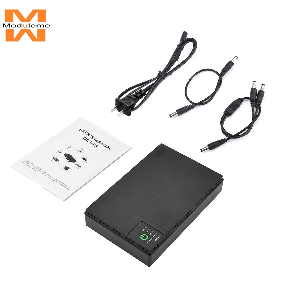 Mini UPS Uninterrupted Power Supply 10400mAh Lithium ion Backup Battery ...