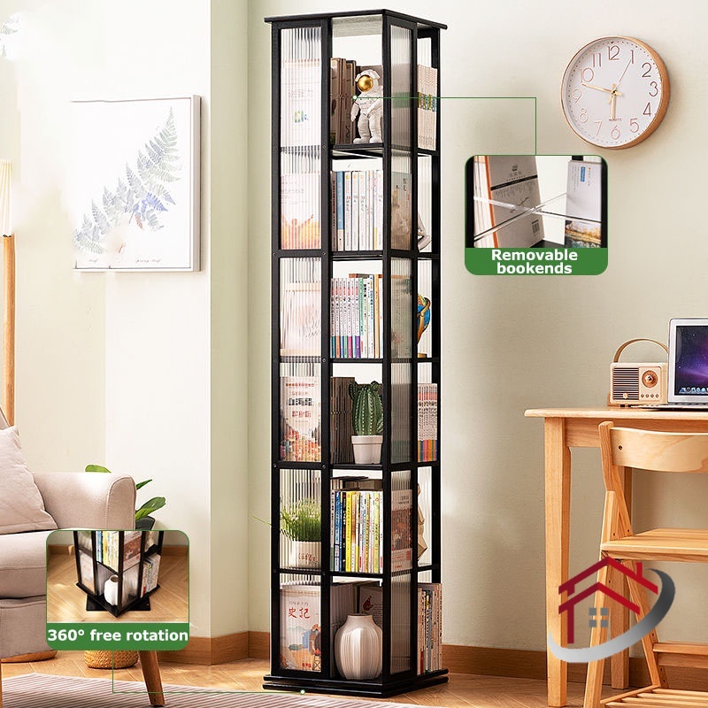 Figure Display Rack Rotating Acrylic Floor-Standing Storage Rack ...