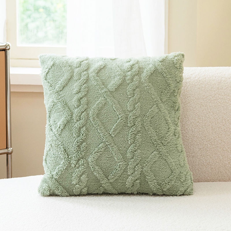 Ins Style Pillow Solid Color Influencer Pillow Pillowcase Sofa Square